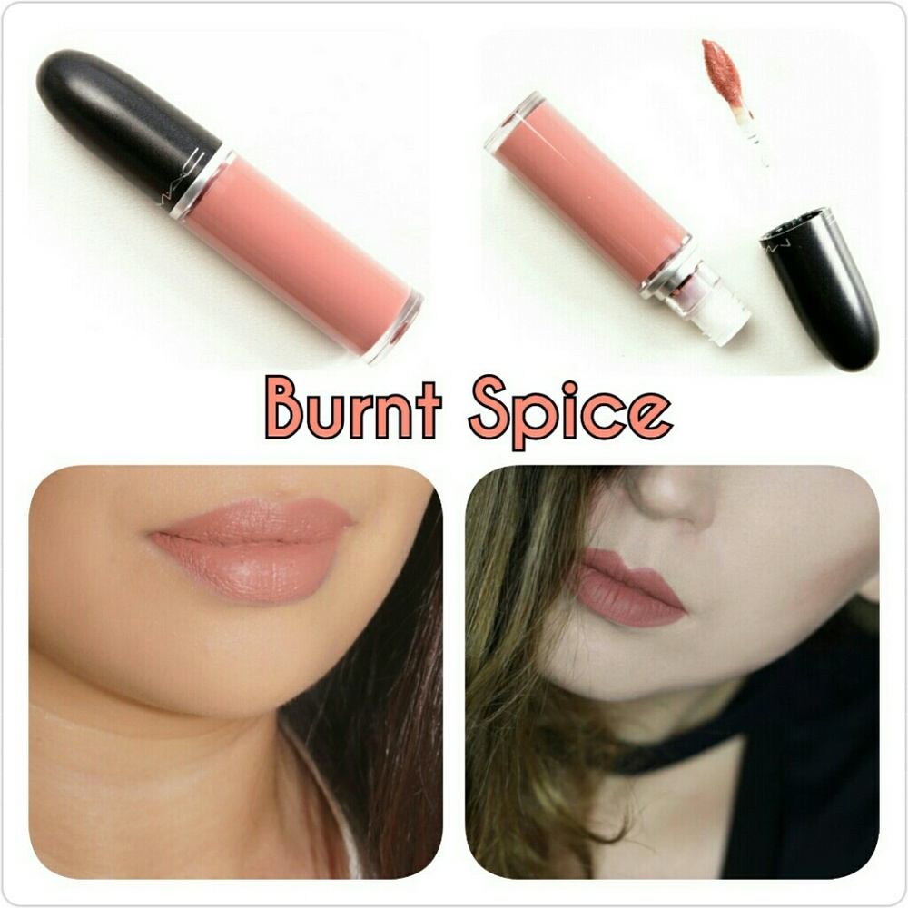New MAC Burnt Spice Retro Matte  Liquid Lipstick